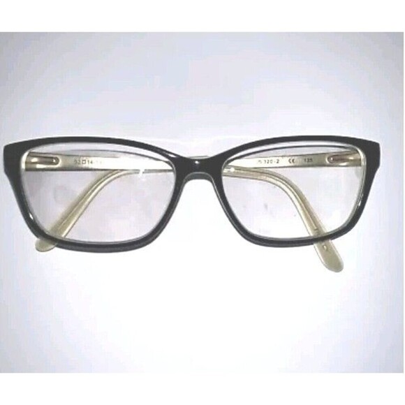 Jill Stuart Eyeglass Frame JS320-2 Black Gold Metal Plastic Full Rim 53 14-135 - Picture 2 of 11